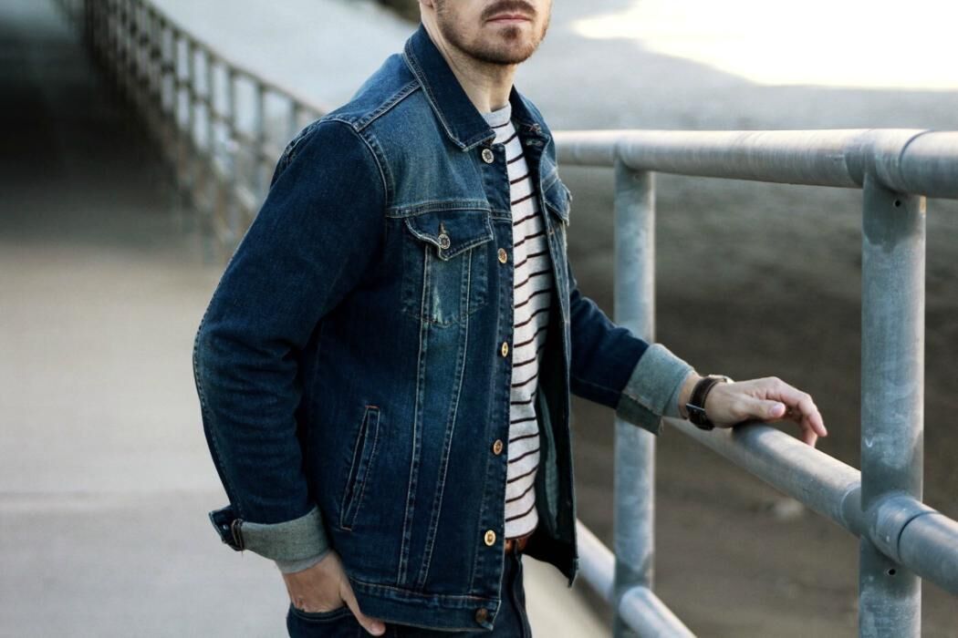 denim jacket-herenkleding-combinaties-modetrends-MAN MAN