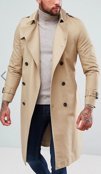 Trenchcoat beige MAN MAN