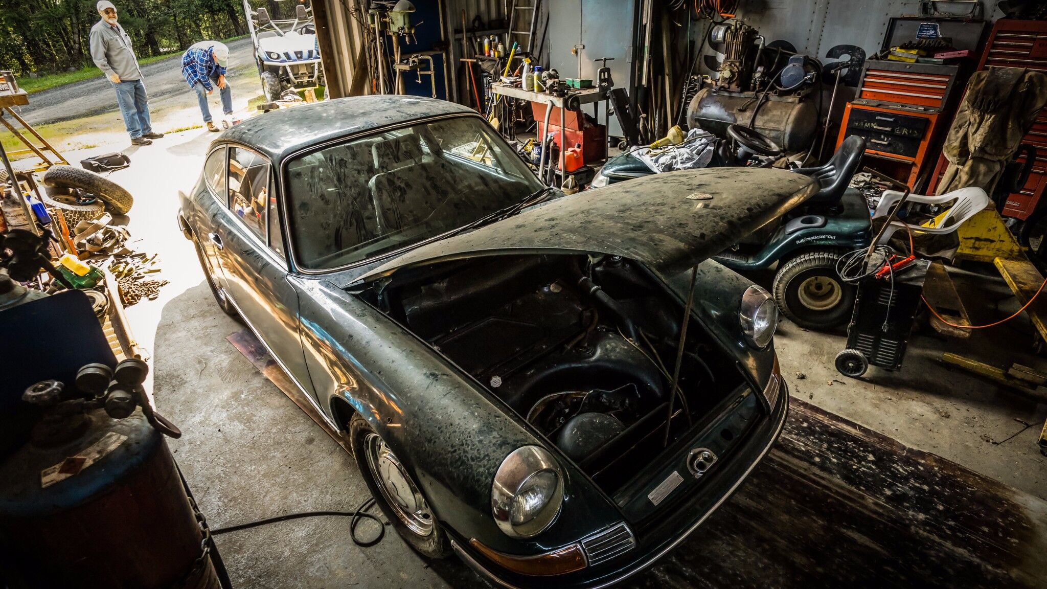 porsche 912 uit 1969 schuurvondst opgeknapt MAN-MAN 4