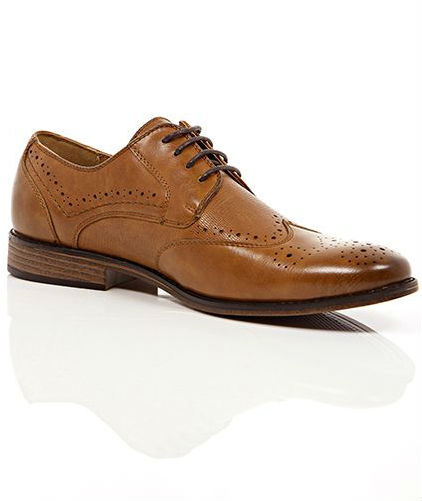 Schoenen brogue midbruin