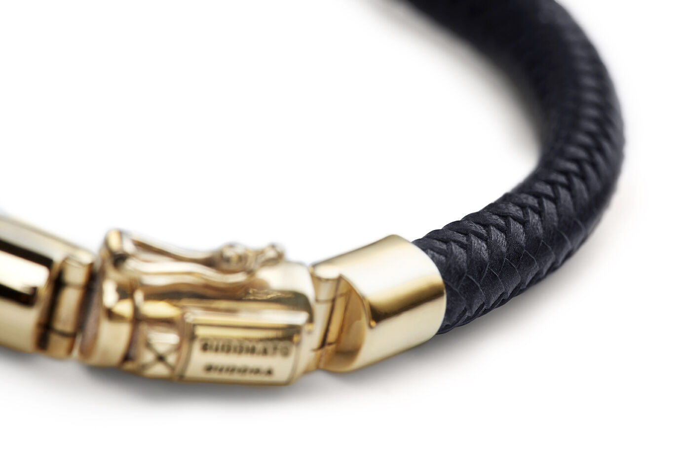 Bennet Gold Leather Bracelet_Detail