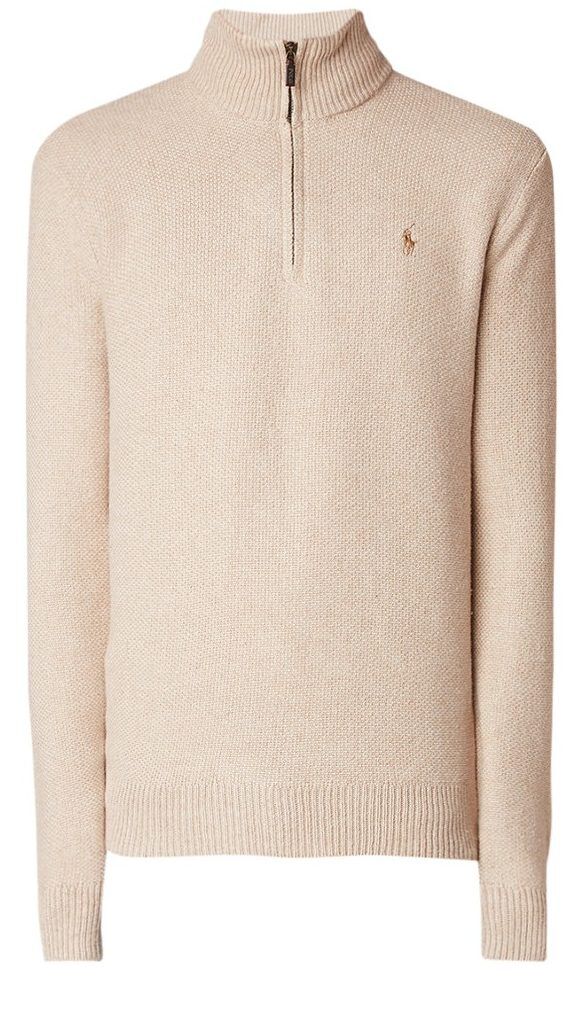 Trui zip beige MAN MAN