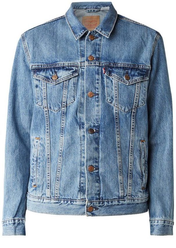 Denim jack midblauw MAN MAN