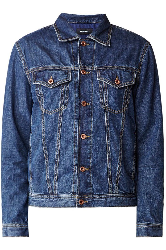 Denim jack midblauw MAN MAN