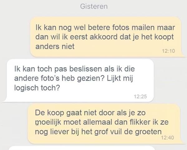 marktplaats gesprekken MAN MAN