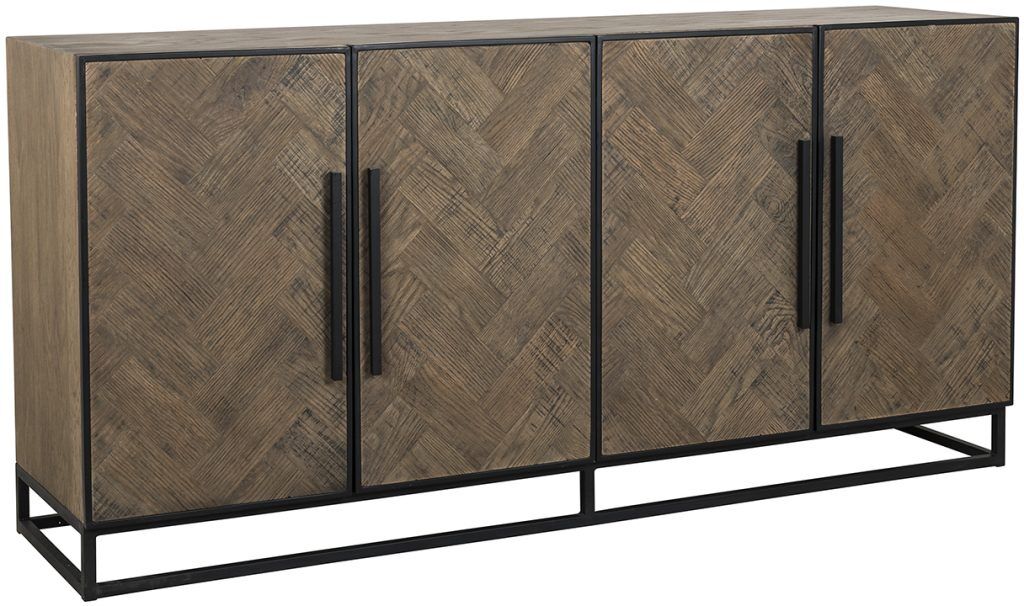 Dressoir-Herringbone-4-deuren__Base-Old-oak-Legs-Metal_Herringbone_Dressoirs-e1546586164570-1024x606