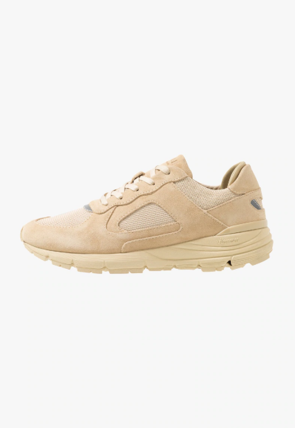 beige sneakers