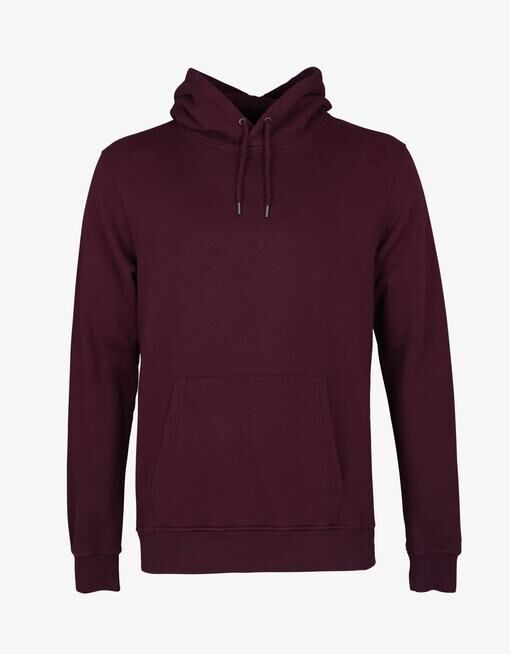 bordeaux rood hoodie