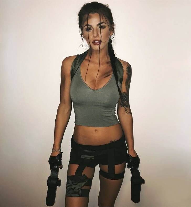 Lara Croft pakje halloween outfits sexy