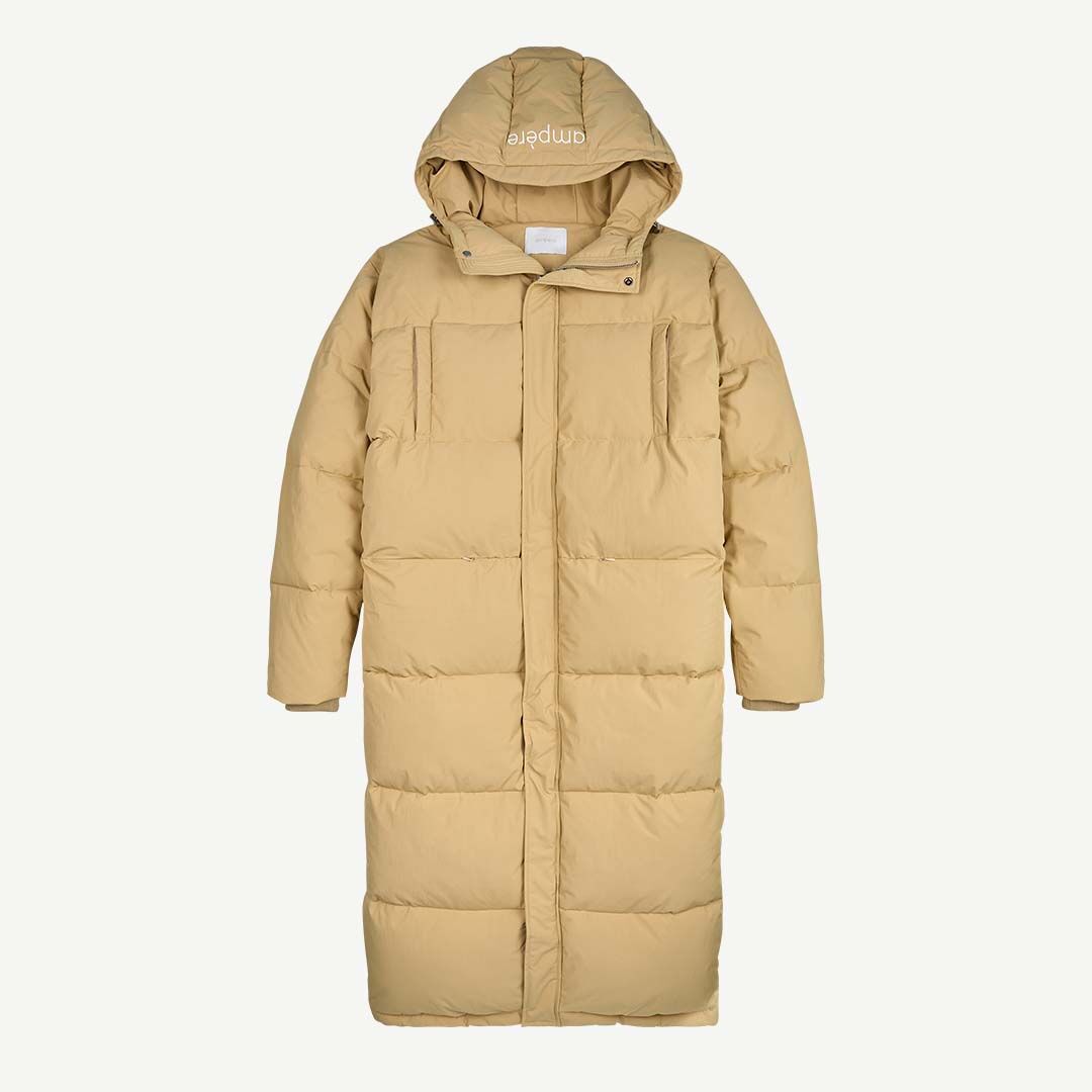 ampere lange jas puffer