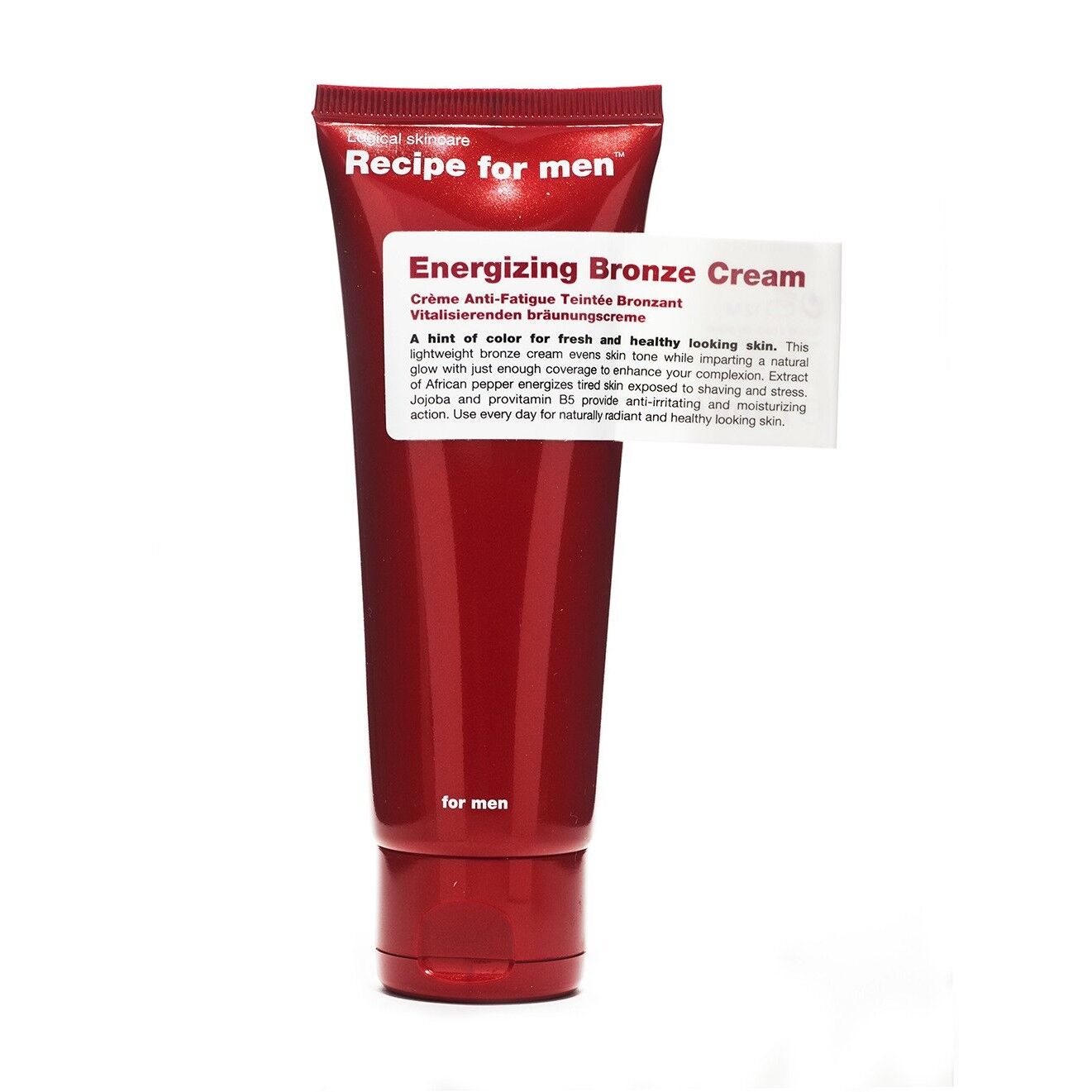 energizing bronze cream mannen verzorgingsproducten