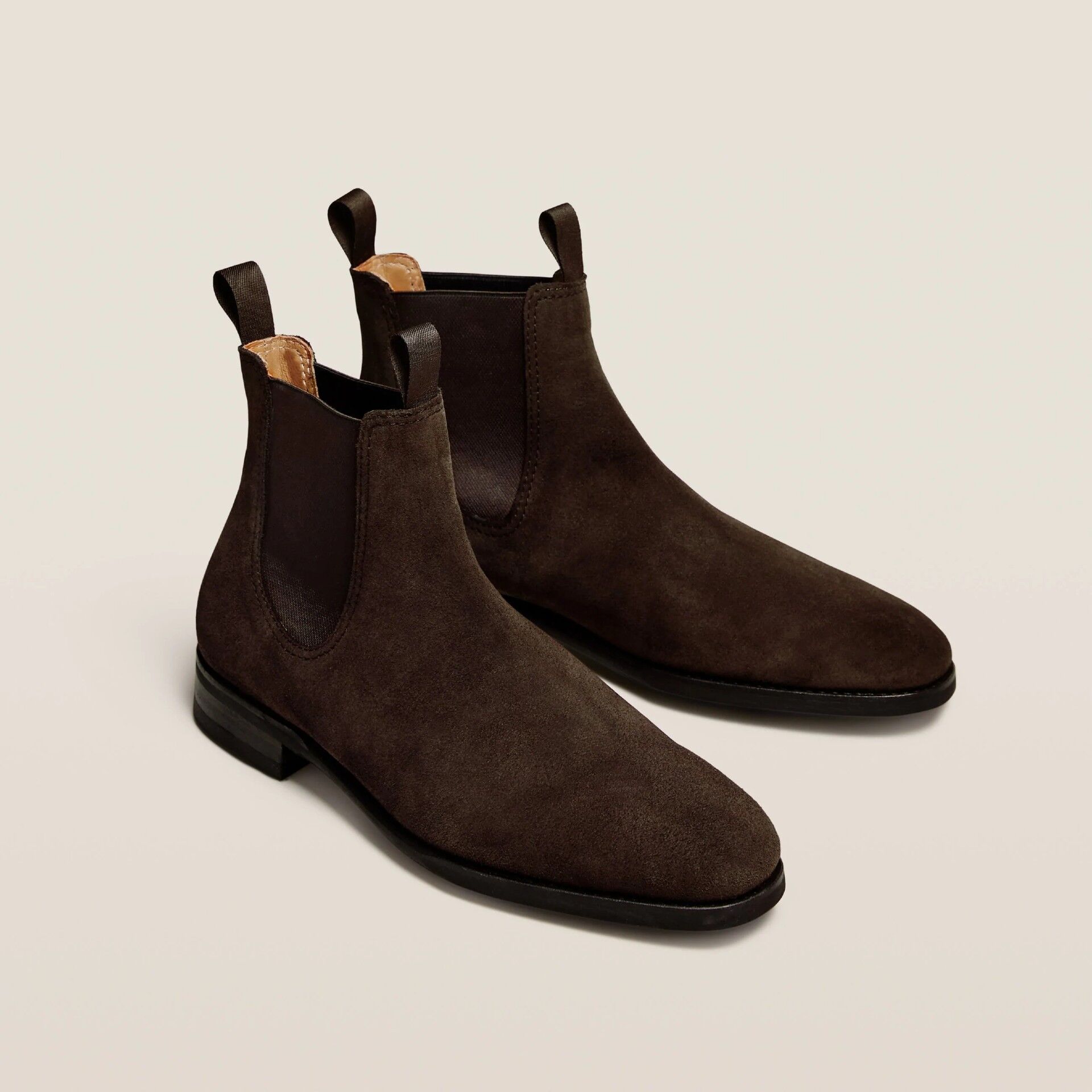 bruine chelsea boots heren herfst