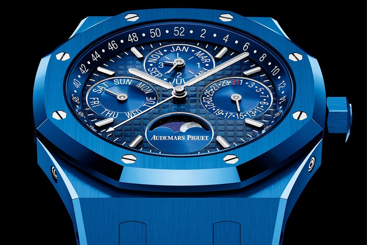 Virgil van Dijk Audemars Piguet Royal Oak Perpetual Calendar blauw