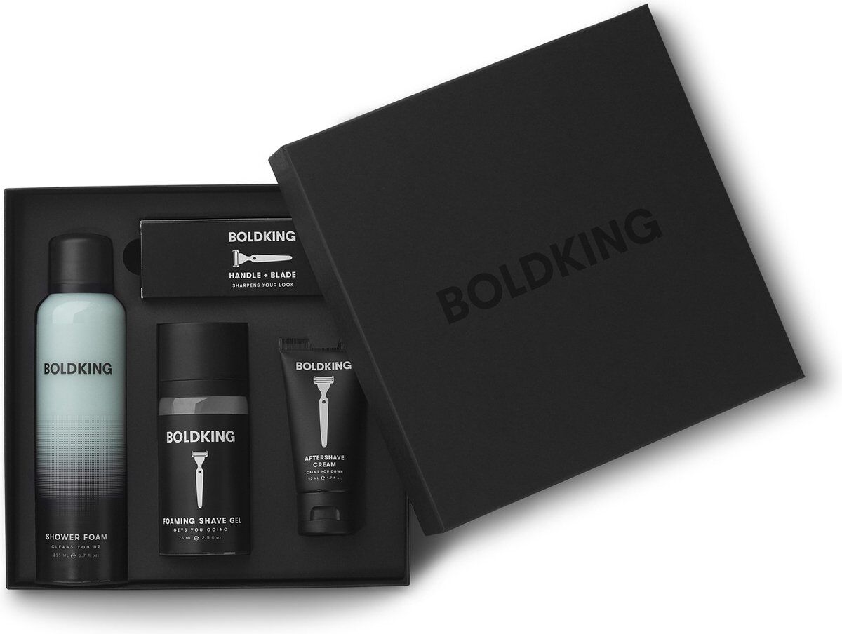 Boldking goede kerstcadeaus mannen scheermesje