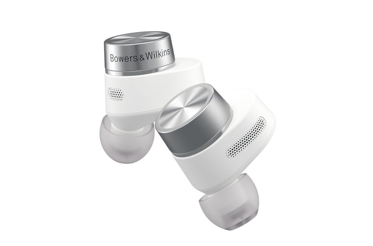 witte oordopjes Bowers & Wilkins nieuw