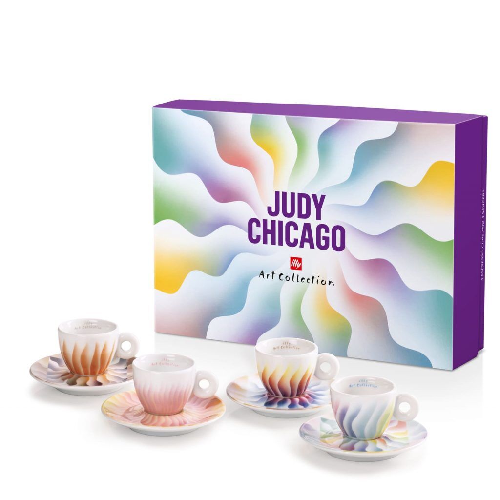 judy chicago nieuwe illy kopjes