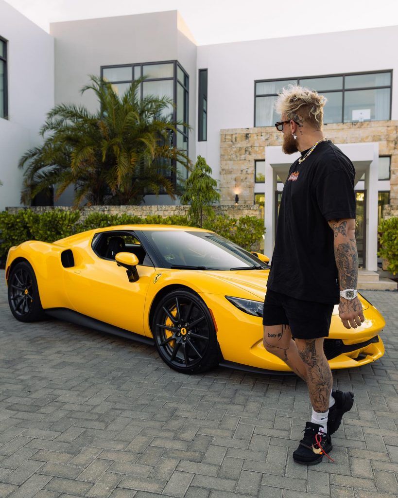 nieuwe Ferrari Jake Paul