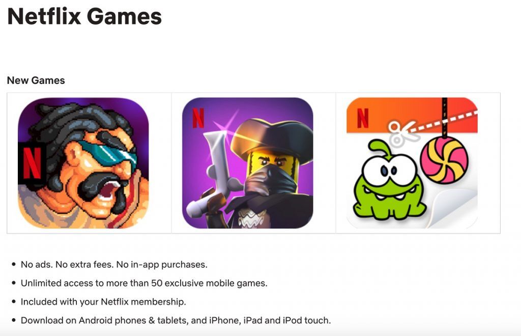 netflix games