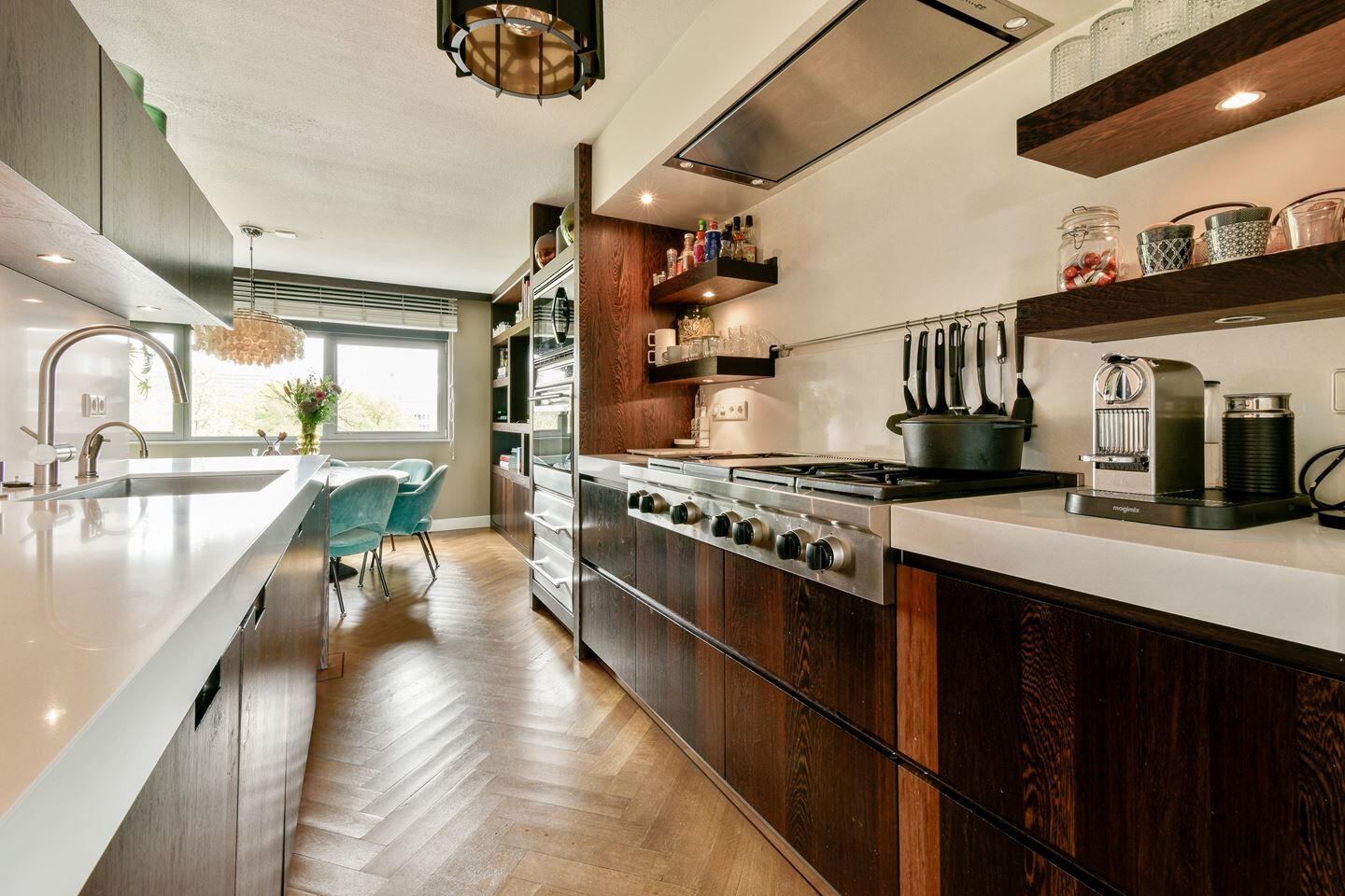 keuken penthouse amsterdam visgraat