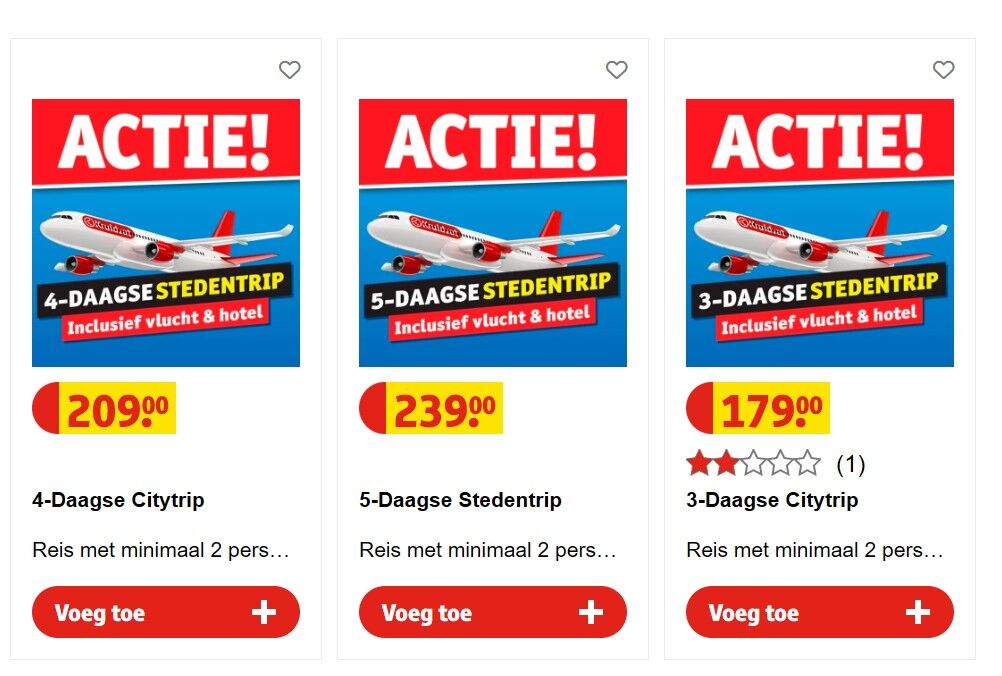 stedentrip kruidvat goedkoop