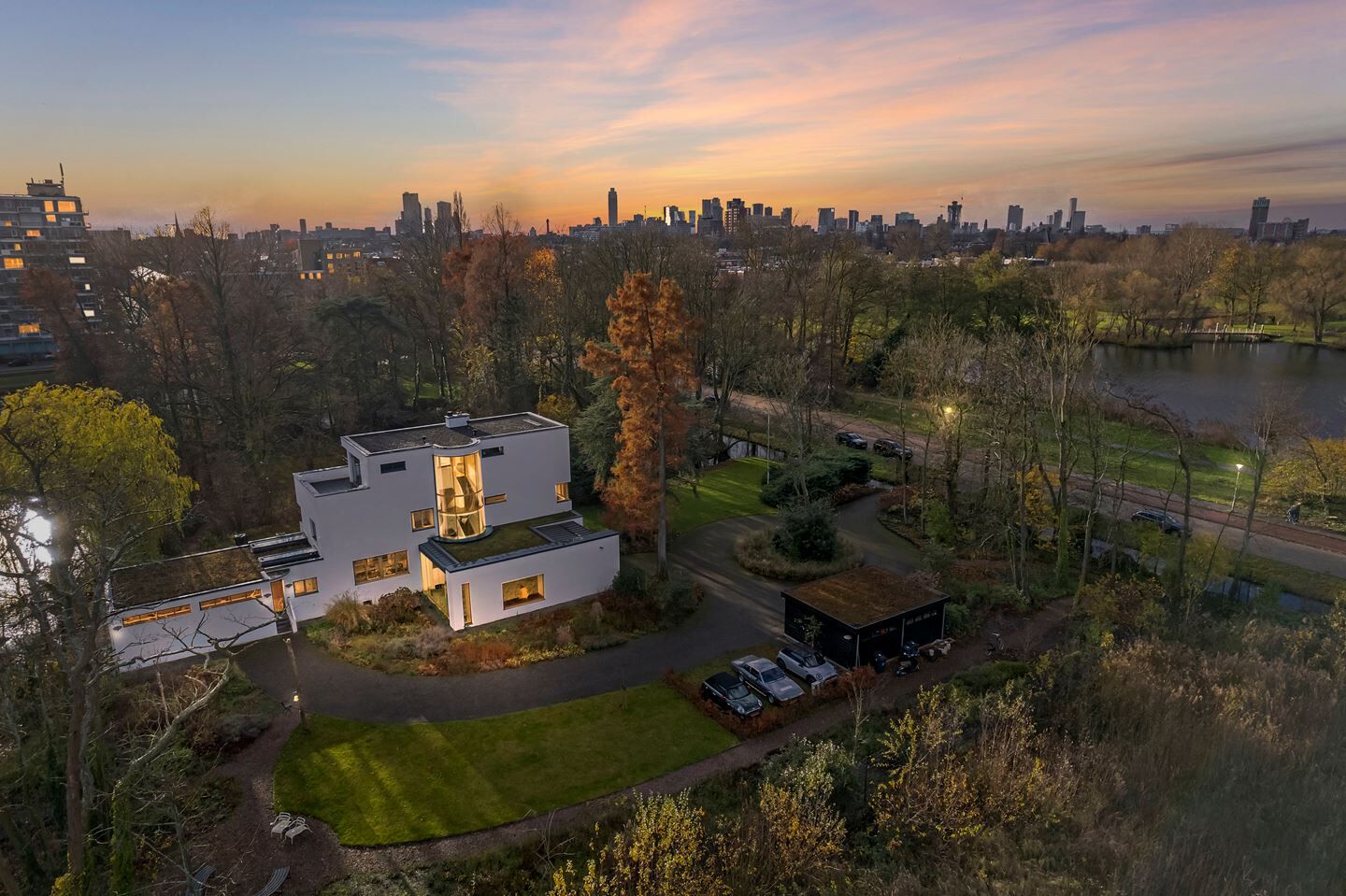 villa in het Kralingse Bos