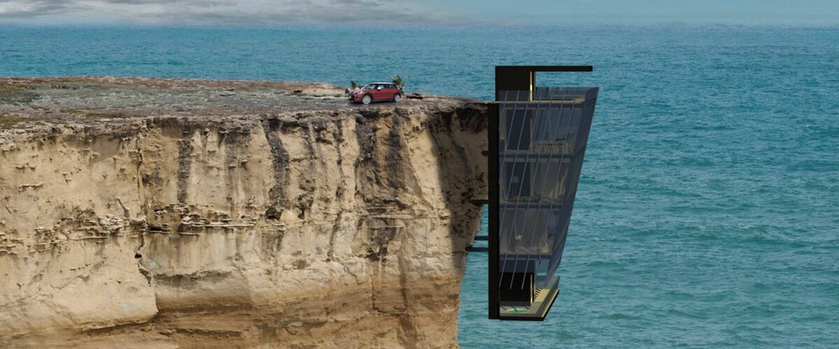 Living on the edge: Dit klifhuis is waanzinnig