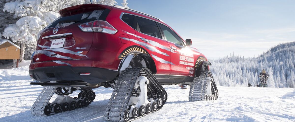 Met deze Nissan Rogue Warrior heb je geen skilift meer nodig