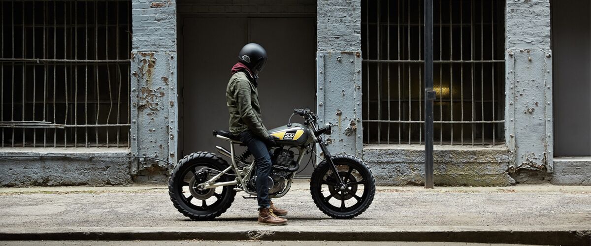 Custom Yamaha SR500 is een meesterwerk