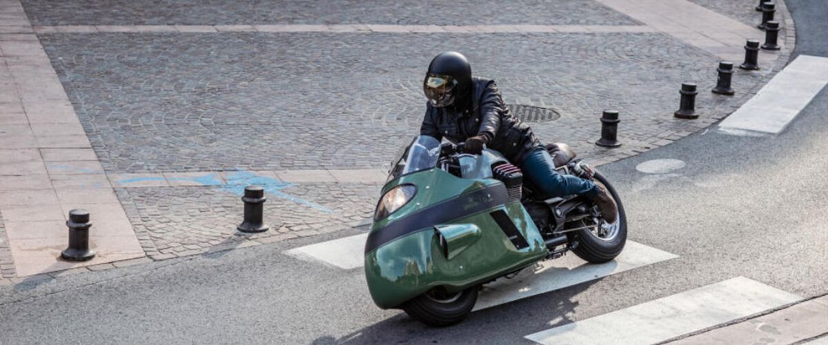 De custom Moto Guzzi Dustbin is niet je standaard motor