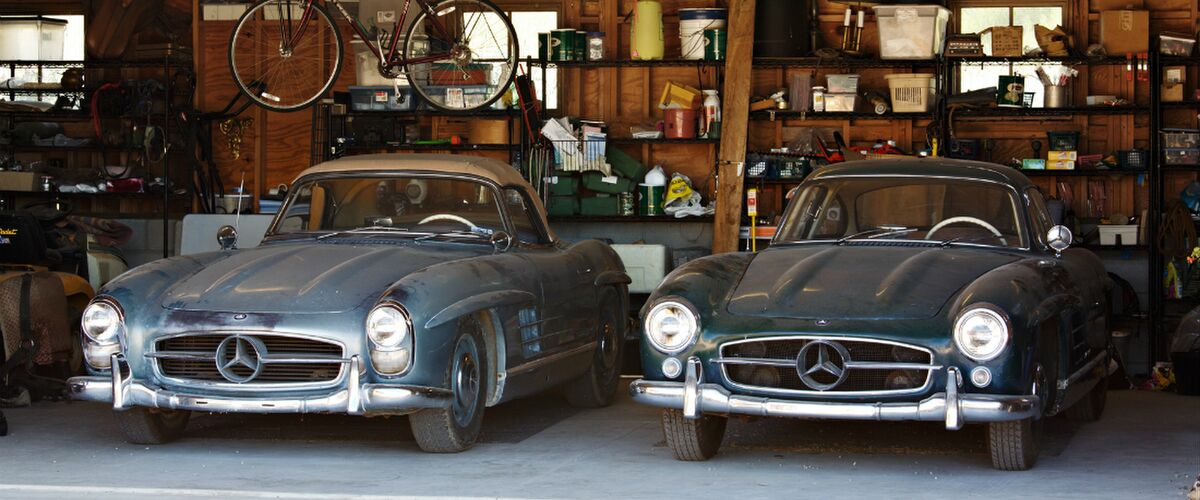 Unieke vondst: twee Mercedes SL’s uit de 1950s