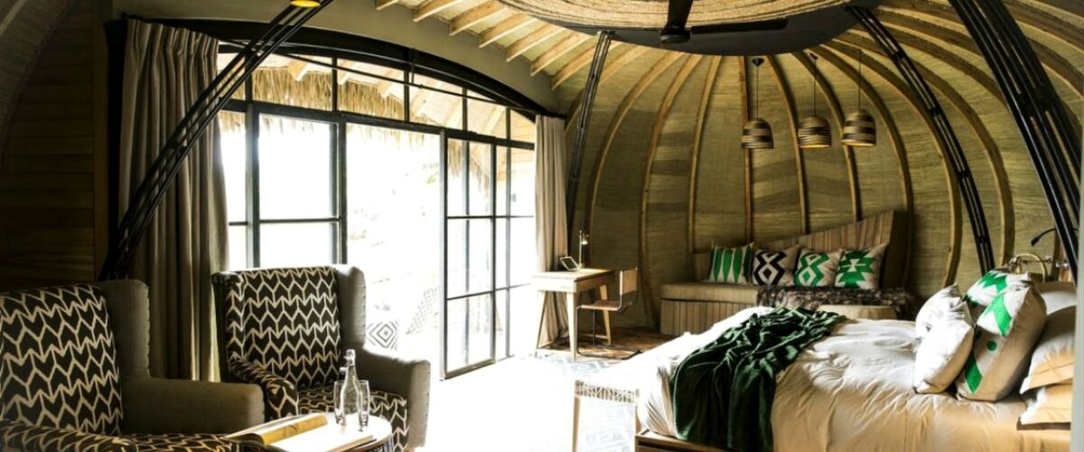 Door de Bisate Lodge in Rwanda wil je spontaan op safari