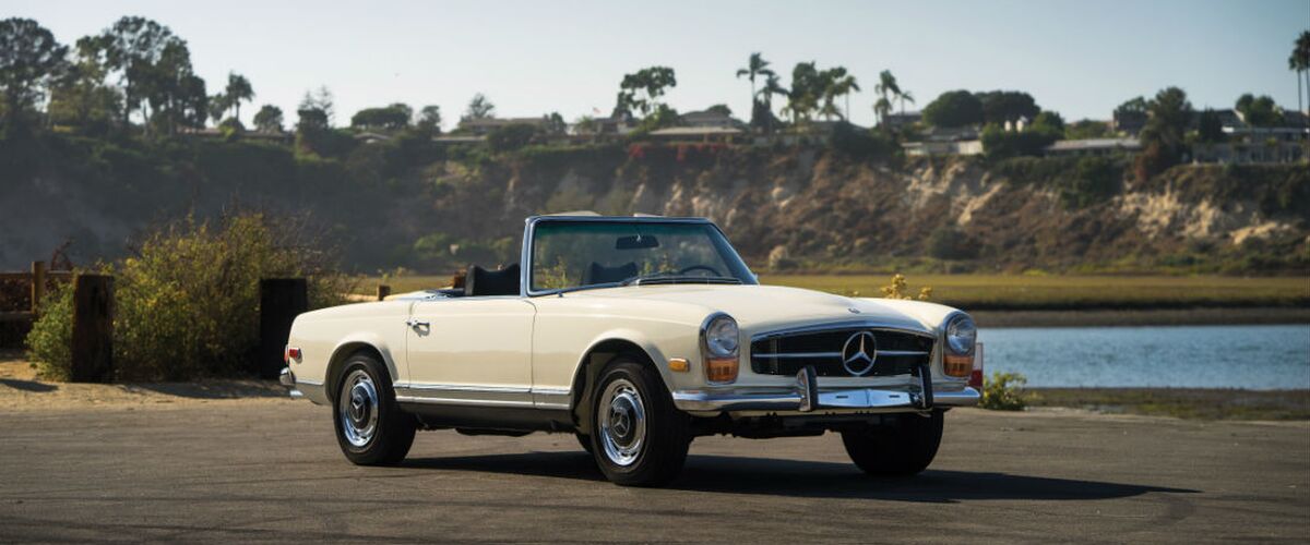 Een oogverblindende klassieker: 1970 Mercedes-Benz 280 SL