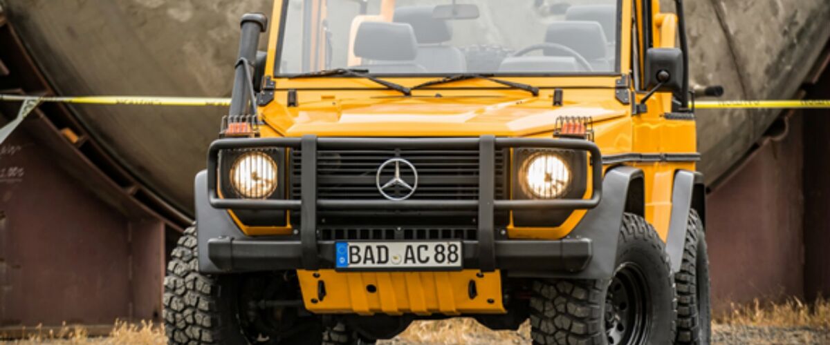 Een Mercedes G-klasse als deze zag je nog niet eerder