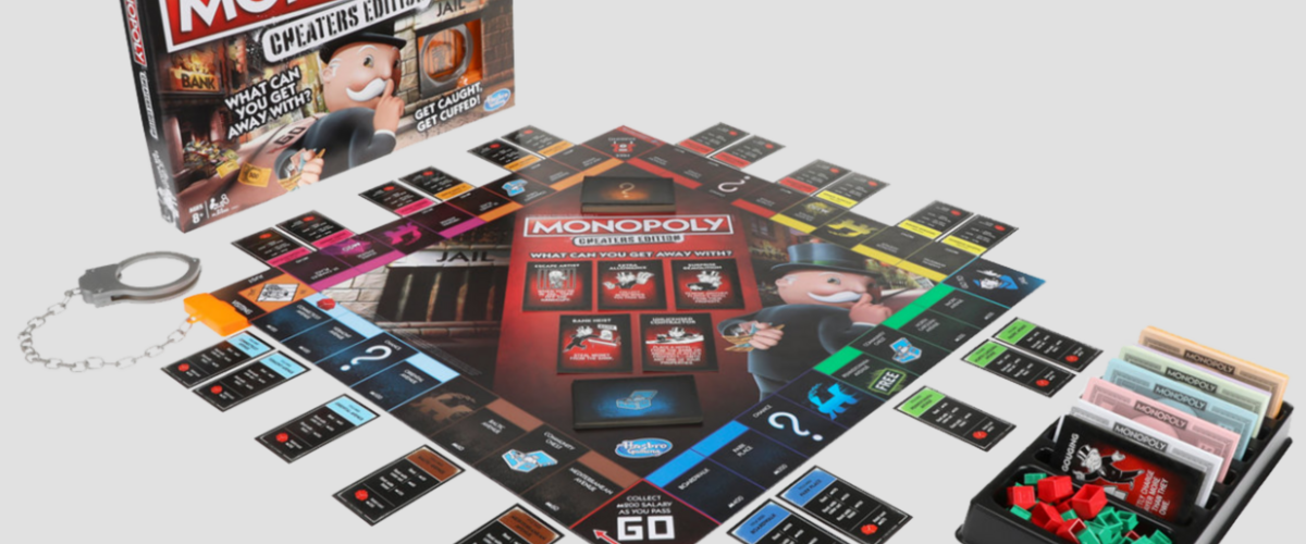 De Monopoly Cheaters Edition is het perfecte spel voor valsspelers