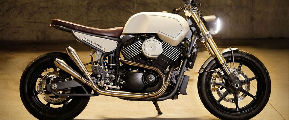 Deze customized Harley Davidson is de perfecte mix van ruw en stijlvol