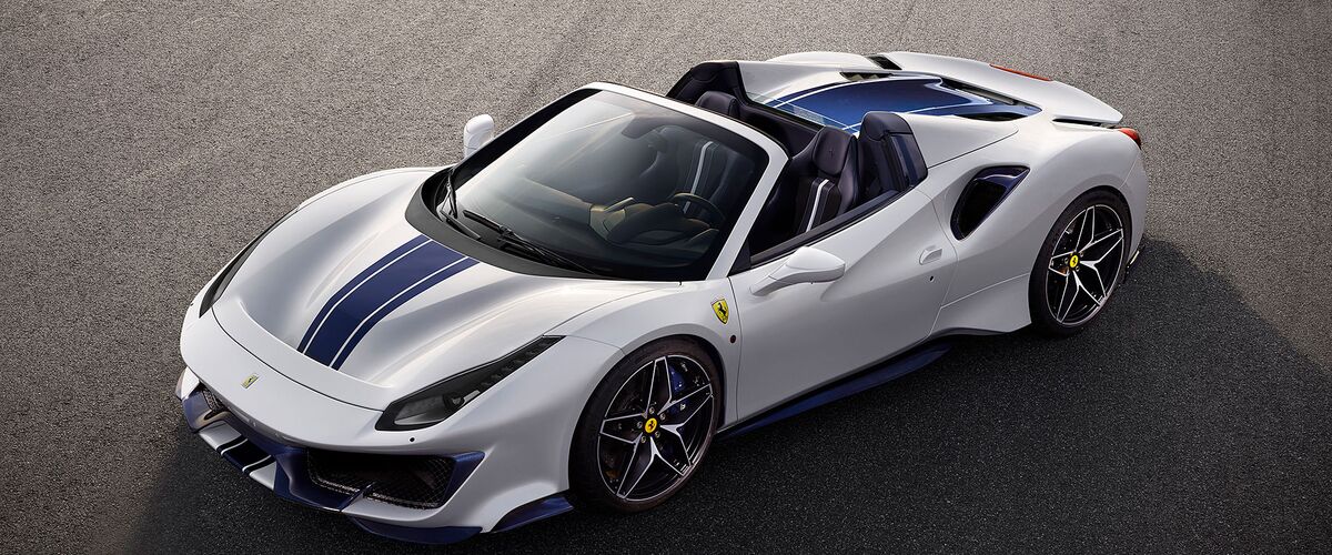 De nieuwe Ferrari 488 Pista Spider is een verademing voor ’t oog