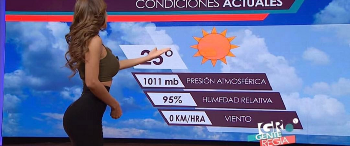 Yanet Garcia is de heetste weervrouw ter wereld