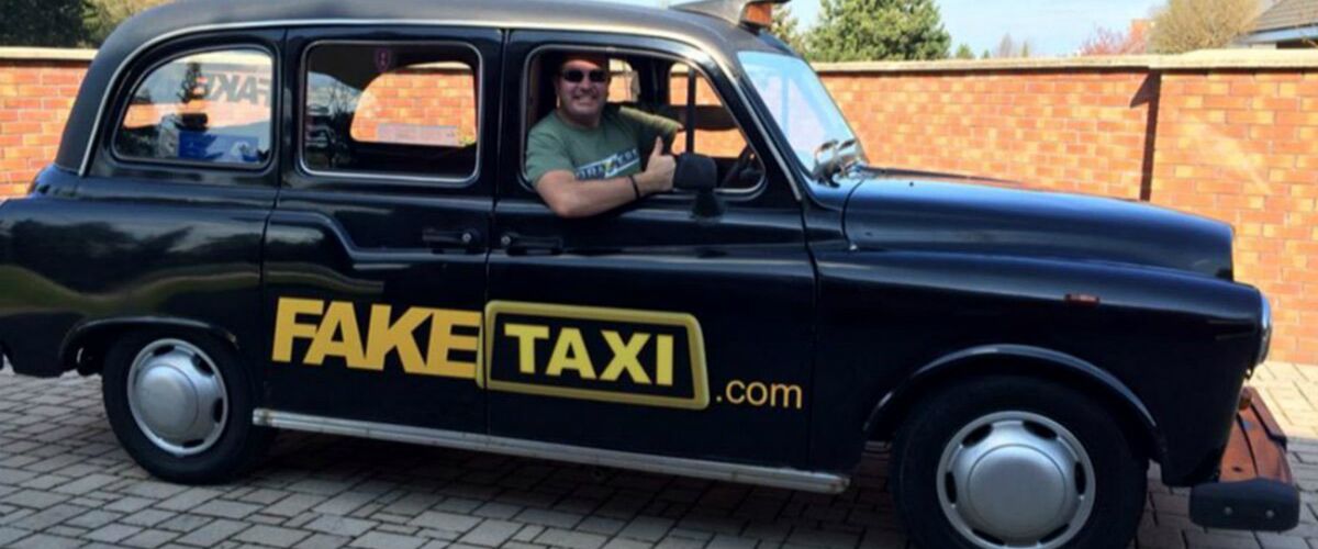 Voor dit bedrag werd de originele Fake Taxi via Ebay verkocht