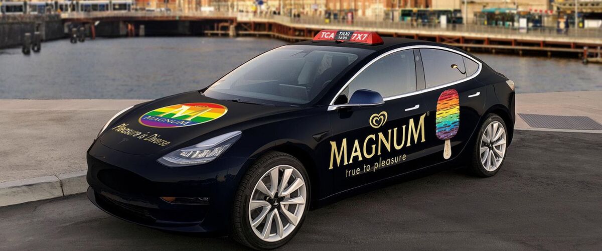 Magnum zorgt voor veilige, gratis taxi’s tijdens Pride Amsterdam