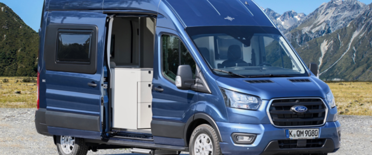 Deze omgebouwde, luxe Ford camper is vanaf 2020 in Europa te koop