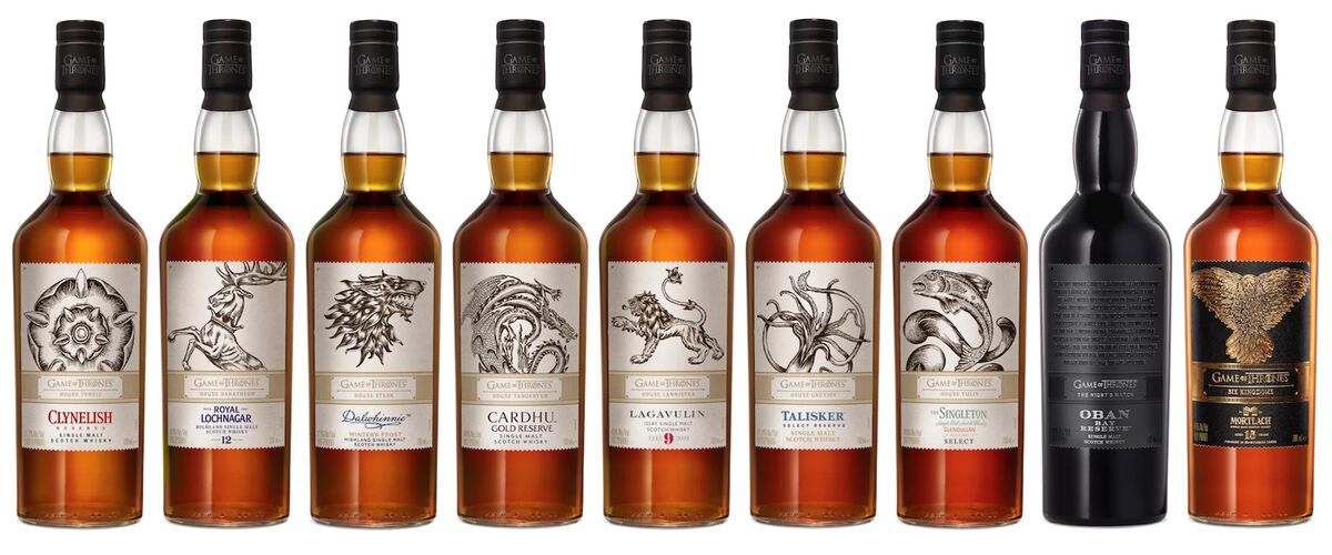 De Game of Thrones whisky collectie breidt uit met een negende fles