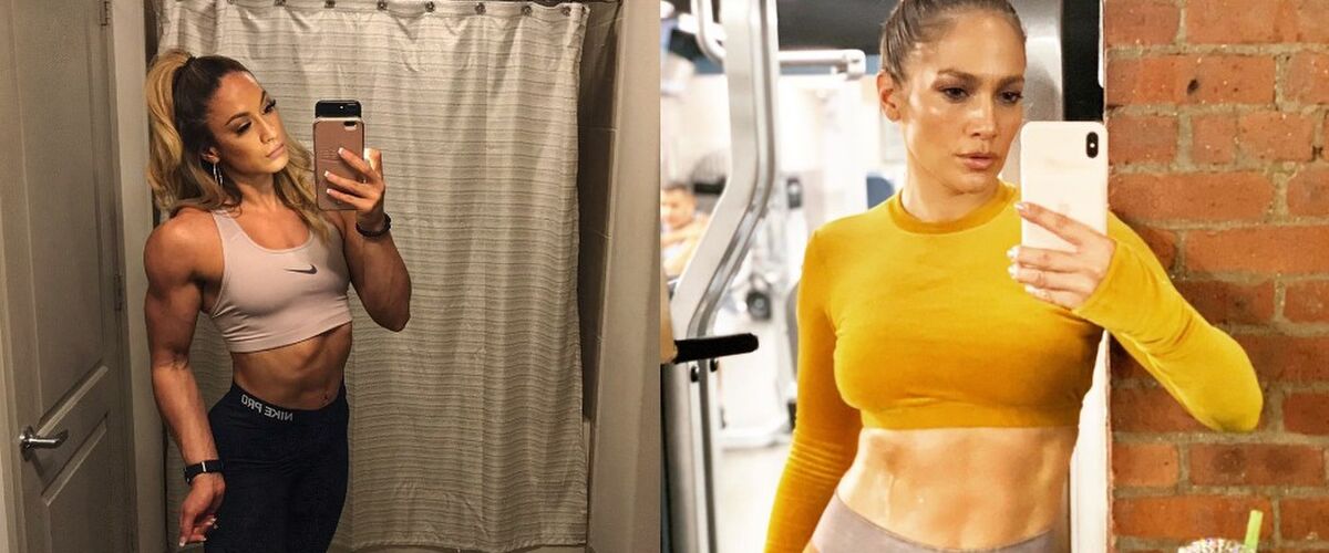 Bizar: deze bodybuildster is een Jennifer Lopez dubbelganger