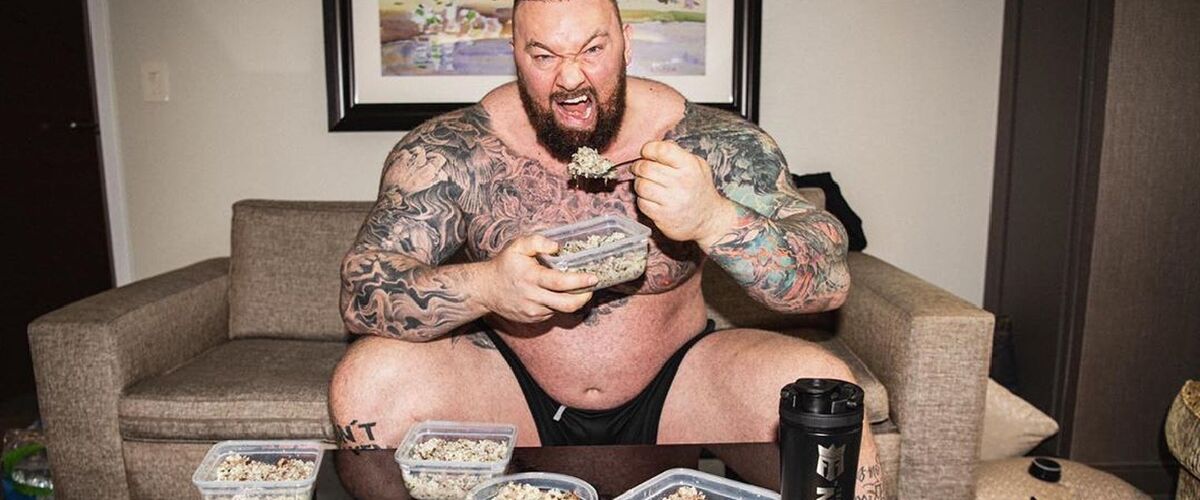 Zoveel calorieën eet The Mountain uit Game of Thrones op een dag