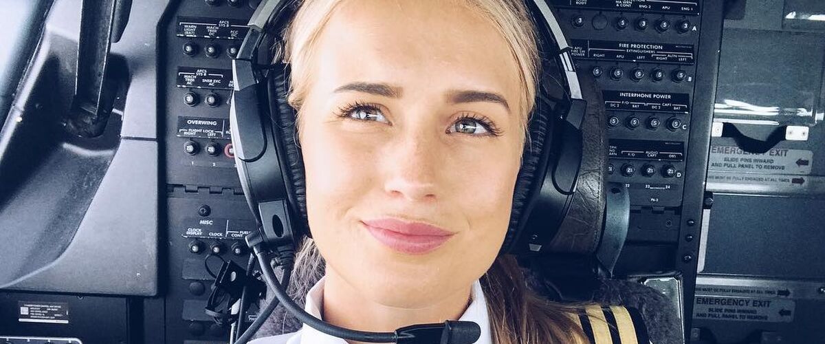 De Zweedse Maria is pilote en een enorme Instagram sensatie