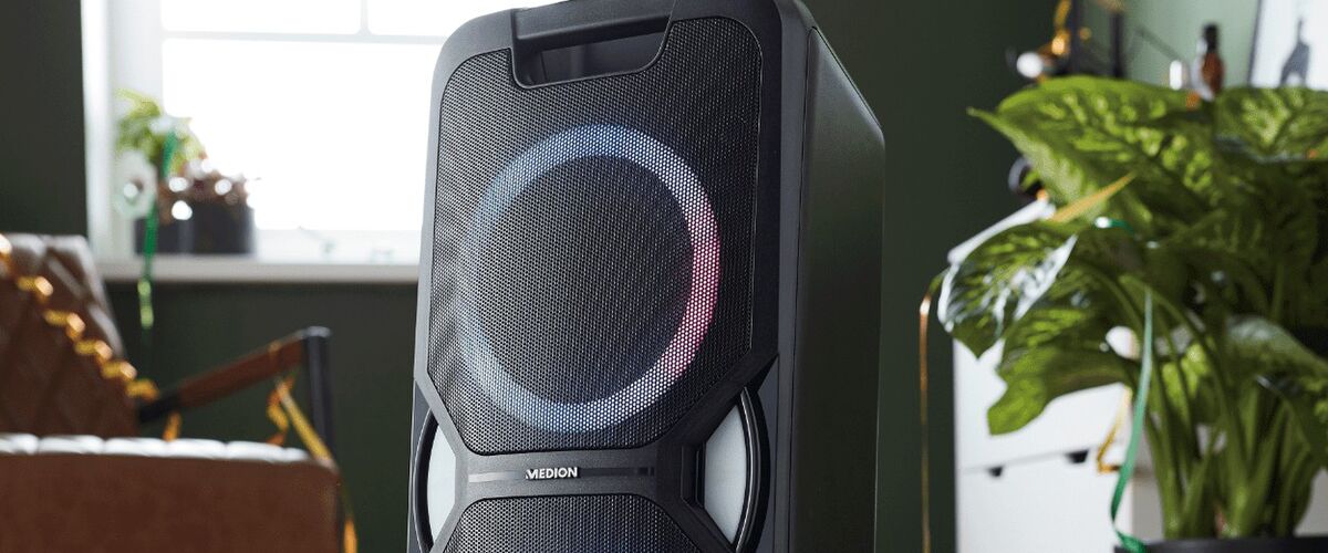 Nu te koop bij de Aldi: mega speaker met alles erop en eraan