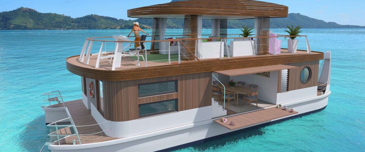 Met 8 vrienden in deze watervilla varen bij Bora Bora is dé droomvakantie