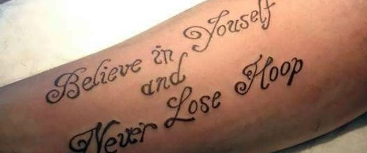 5 tattoo fails die pijn aan je ogen doen