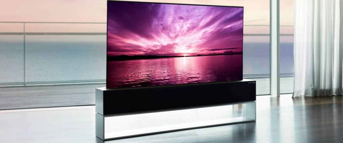 Deze mega oprolbare tv van LG kost bijna €75.000