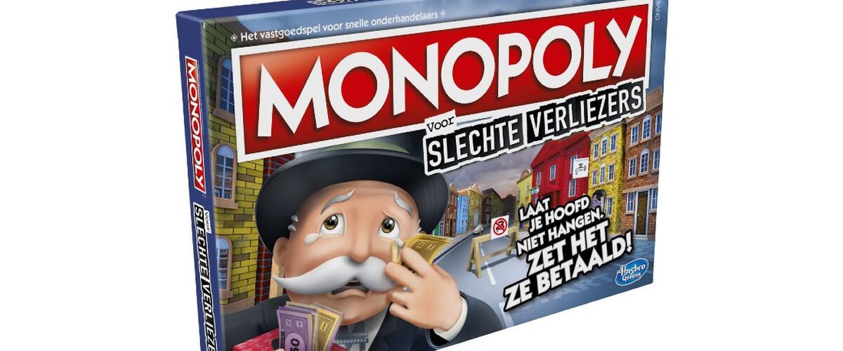 De Monopoly ‘Slechte Verliezers Editie’ is een top spel voor verliezers