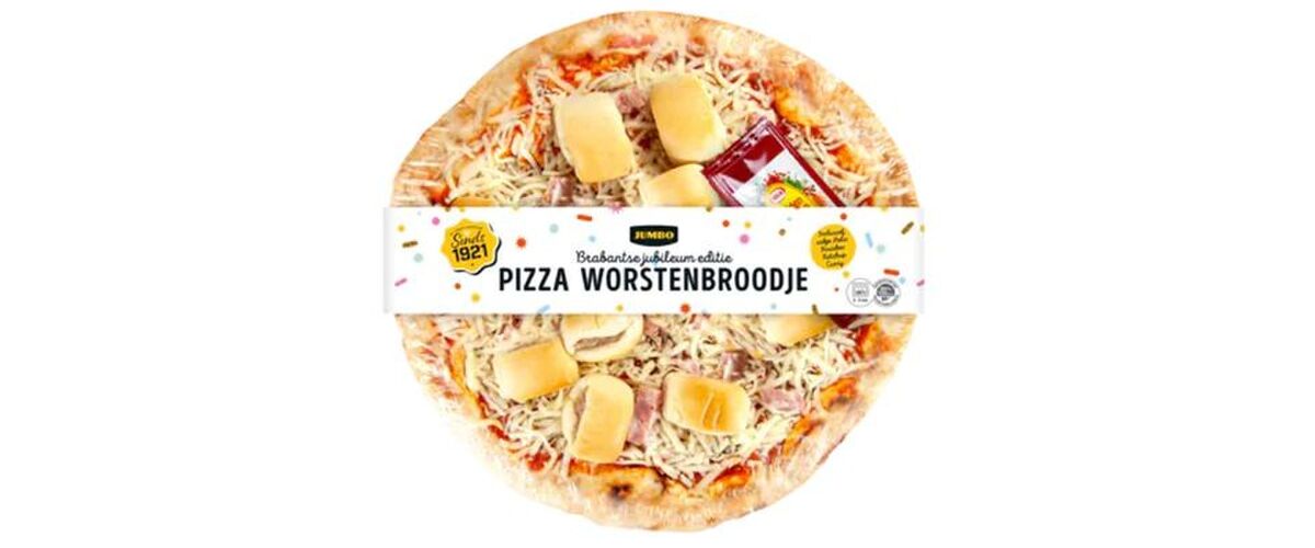 Droom voor Brabanders: Jumbo komt met pizza worstenbroodje